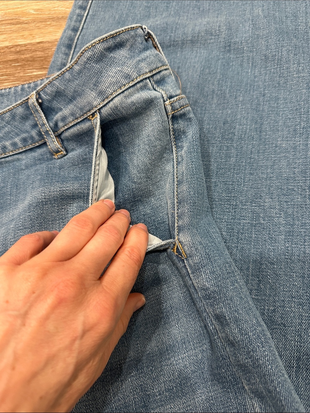 KanCan Medium Blue Straight Leg Denim Jeans - Picture 4 of 12